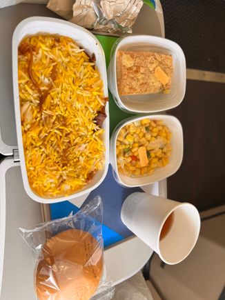 Tasty biryani!  I had the corn salad as well which was oddly satisfying
