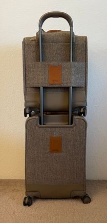 Stacked on top of Tweed Legend Global Carry-On (Back)