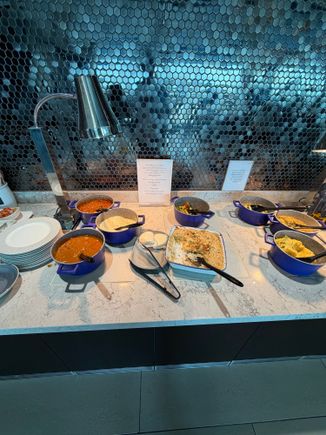 Buffet selection.