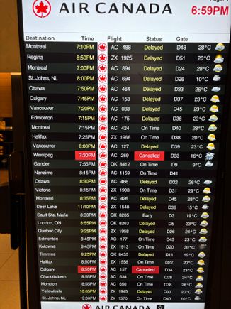 This was earlier before further delays. 