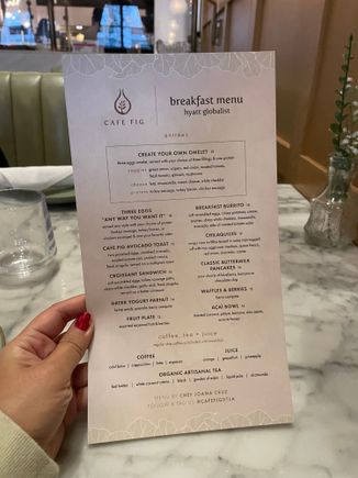 globalist breakfast menu dec 2023