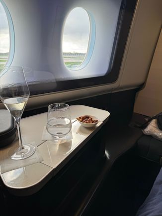Pre-departure champs and nuts