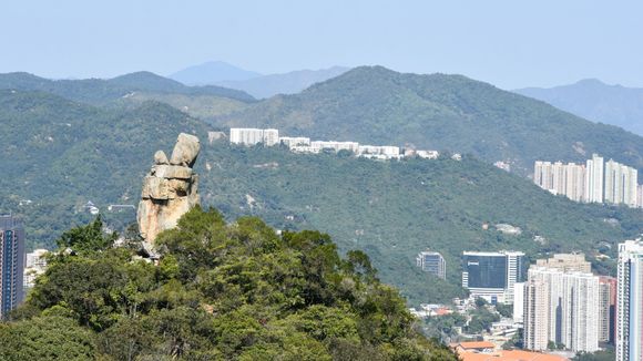 Ahmah Rock overlooking Shatin