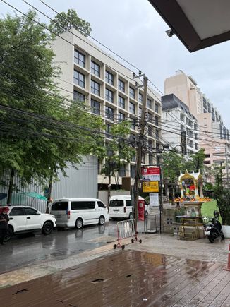 outside of the hotel