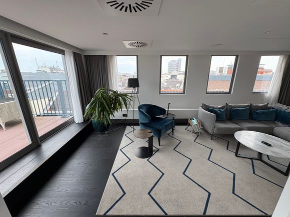 Terrace is via sliding doors