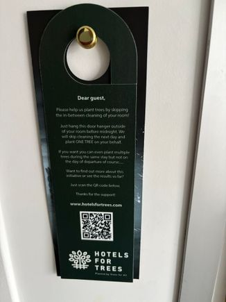 You can opt for no housekeeping 