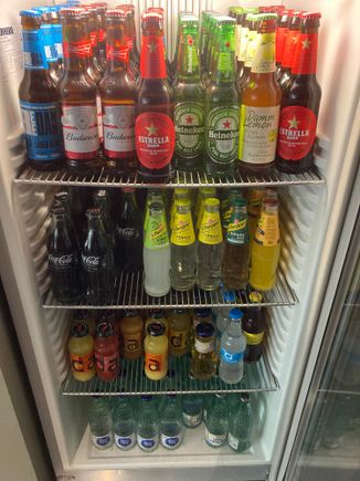 A lot of choice from the fridge 