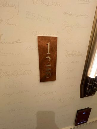 Room 125, Sherlock Holmes Suite on points. 