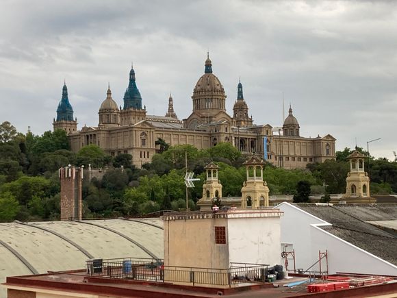The palace as seen from the terrace