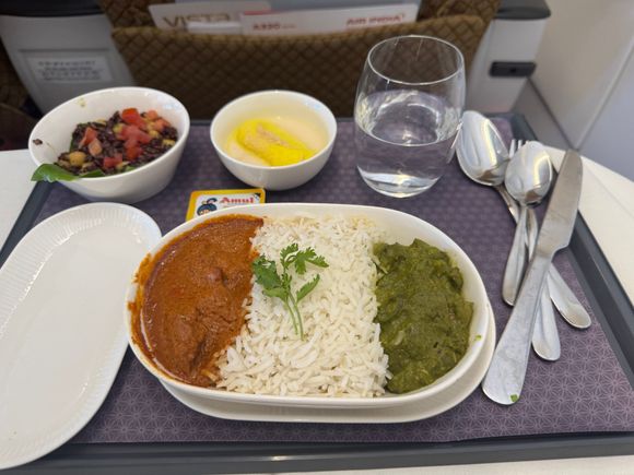 Malvani Masala Chicken. We were offered warm breads and roti options on a tray shortly after serving (not pictured)
