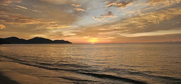 Sunset looking towards the national park