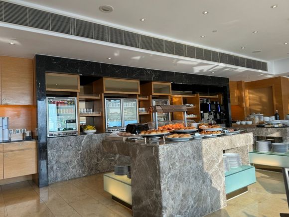 Regency Club lounge buffet