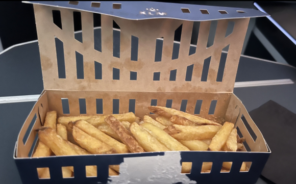 Chose the fries - To KL's credit, they were rather good. 