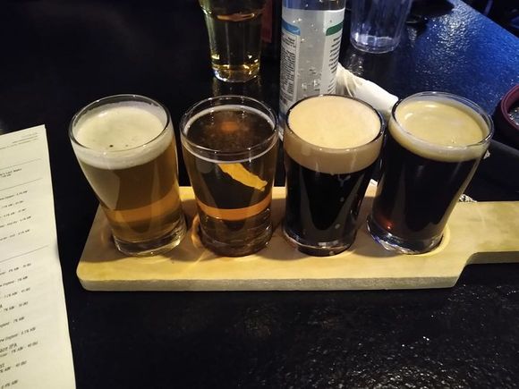 Market Cross Pub flight