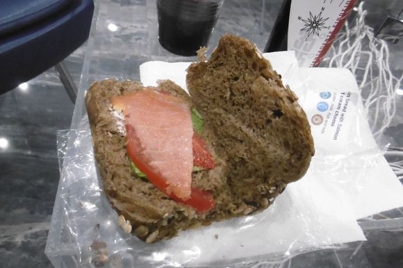 Supposedly Smoked Salmon and Cream Cheese ... without cheese!