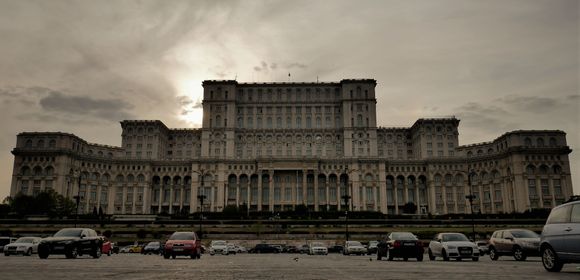 The Palace of the Parliament - one of the biggest buildings in the world.