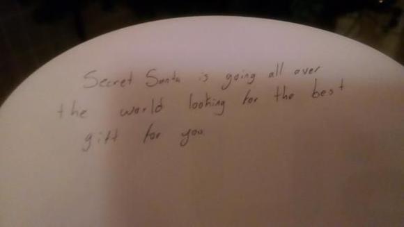 FT Secret Santa note