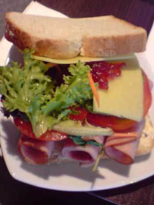 Self-made sandwich