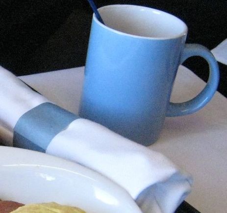 New light blue mugs with no logo