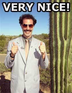 borat very nice