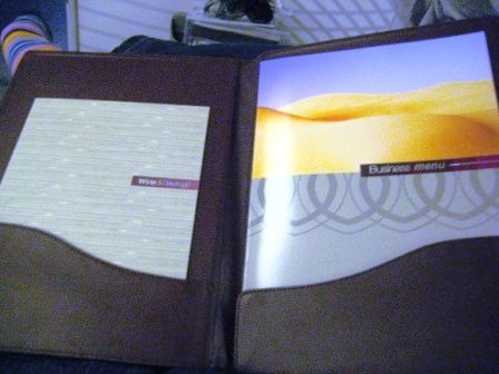 Menu &amp; Wine list (And my coloured socks..!!)