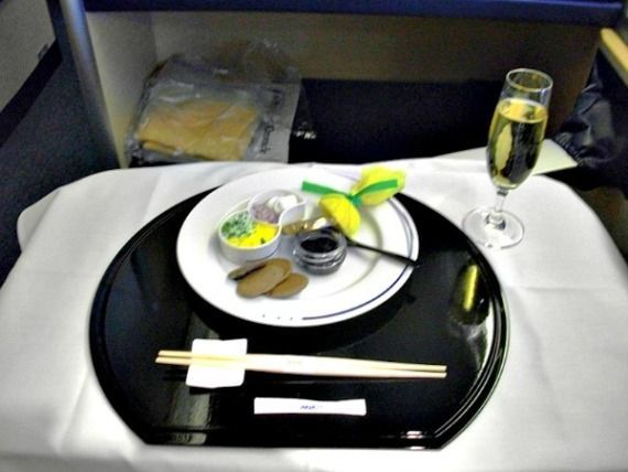 Caviar with traditional garnish