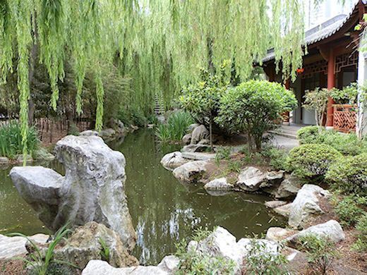Chinese Garden in Sydney Harbour