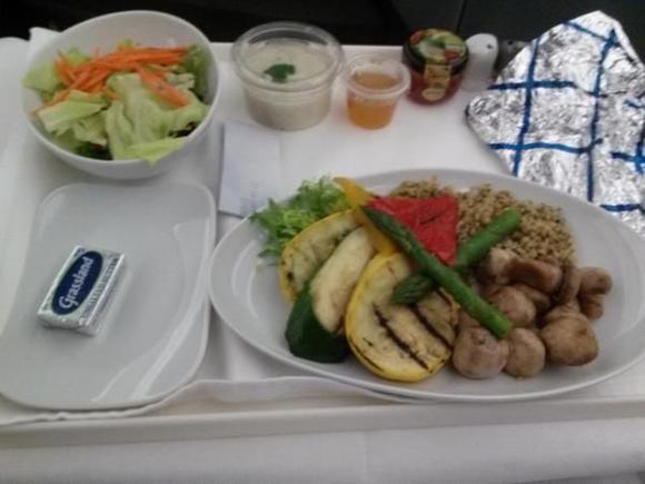 ORD-FRA Salad and appetizer