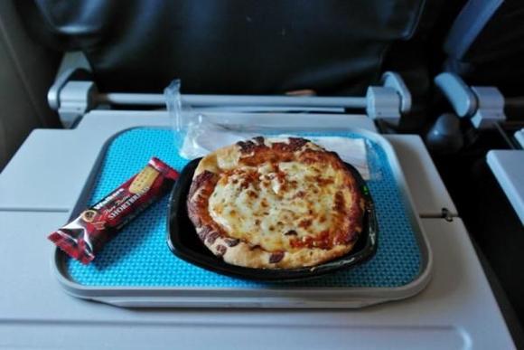 AA economy, second meal 06.08.14 LHR-JFK