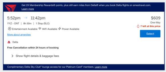 Amex Travel fare quote - same flights same fare basis