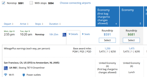 It shows PQM earnings also. I thought BE fares do not earn PQM.
