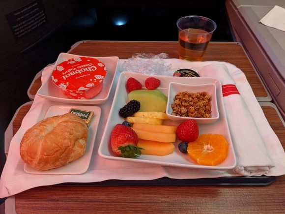 Breakfast fruit bowl. 