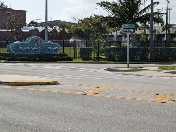 Key west Airport Entrance