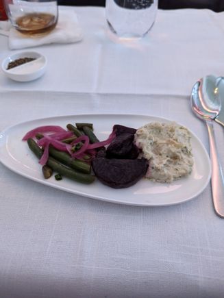 Smoked fish appetizer