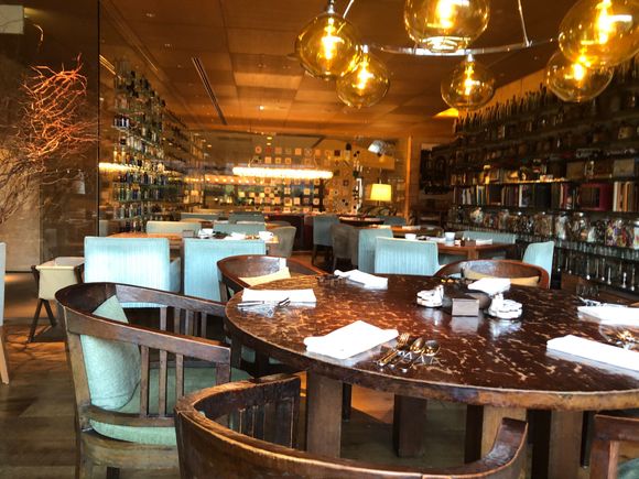 Empty seats in restaurant