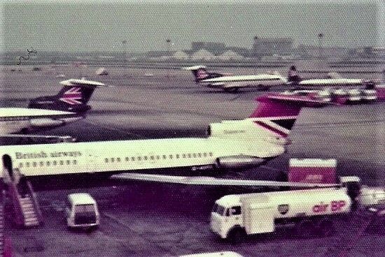 Taken from the Queens Building spectators terrace on a rubbish Kodak Instamatic c. 1974