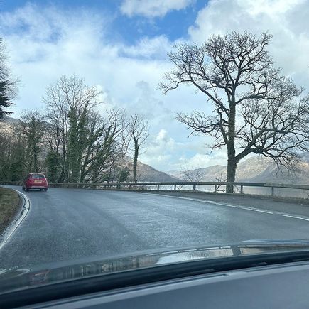 The road to Glencoe, Scotland