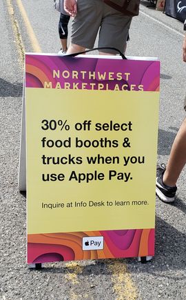 Although android users pay full price, it was great that Apple subsized their people so we could all tap!