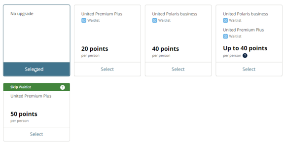 I am trying to better understand how the pluspoints will work. If I select the upto 40 points option on the far right right, then I will be waitlisted for both premium plus and business class. If I clear for premium plus, I am still eligible for the business class upgrade and if this clears then only an additional 20 plus points will be deducted? Just wanted to confirm this understanding.