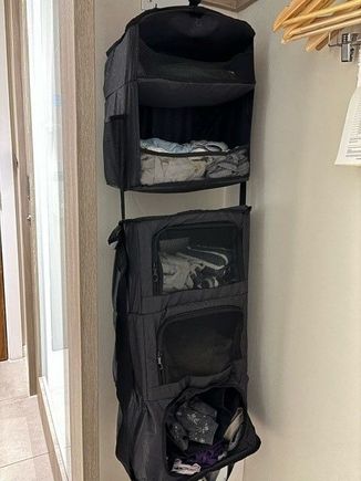 Internal "Closet" removed and hung in the room's closet