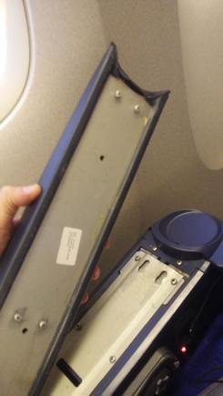 padded seat rest...needs duct tape