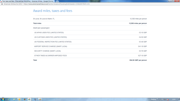 These are the taxes shown on AA