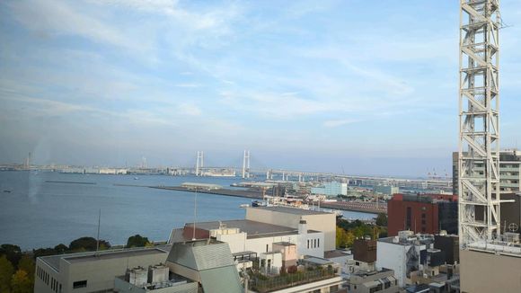 Daytime view towards Yokohama Bay Bridge