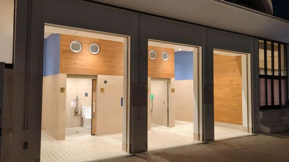 clean public toilets