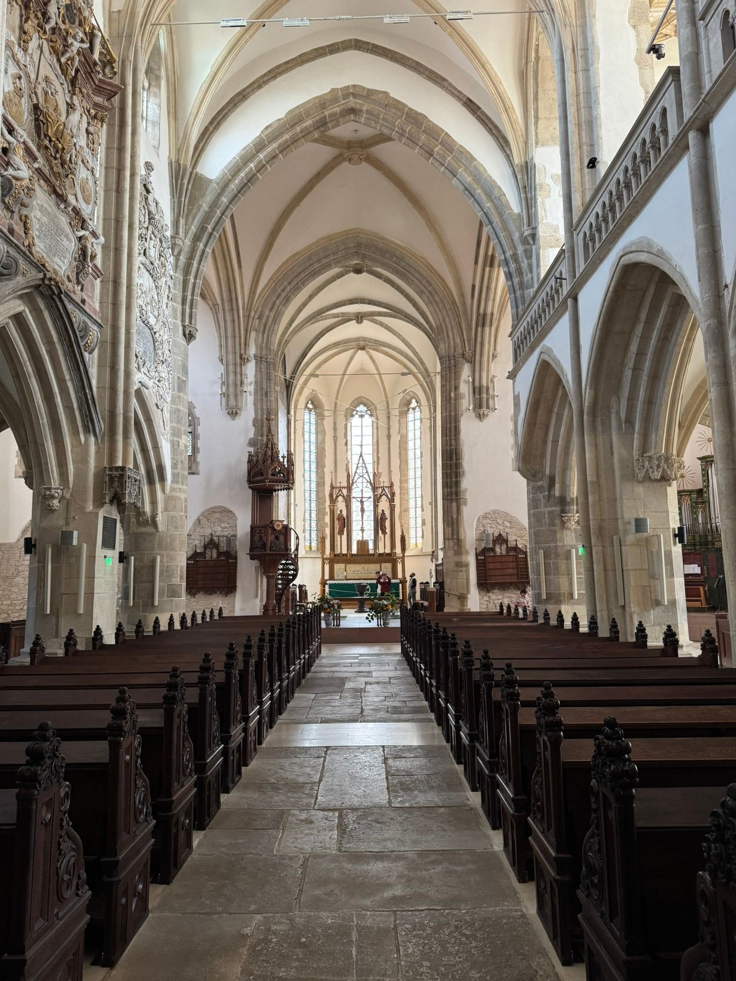 The nave of the Evangelical Church