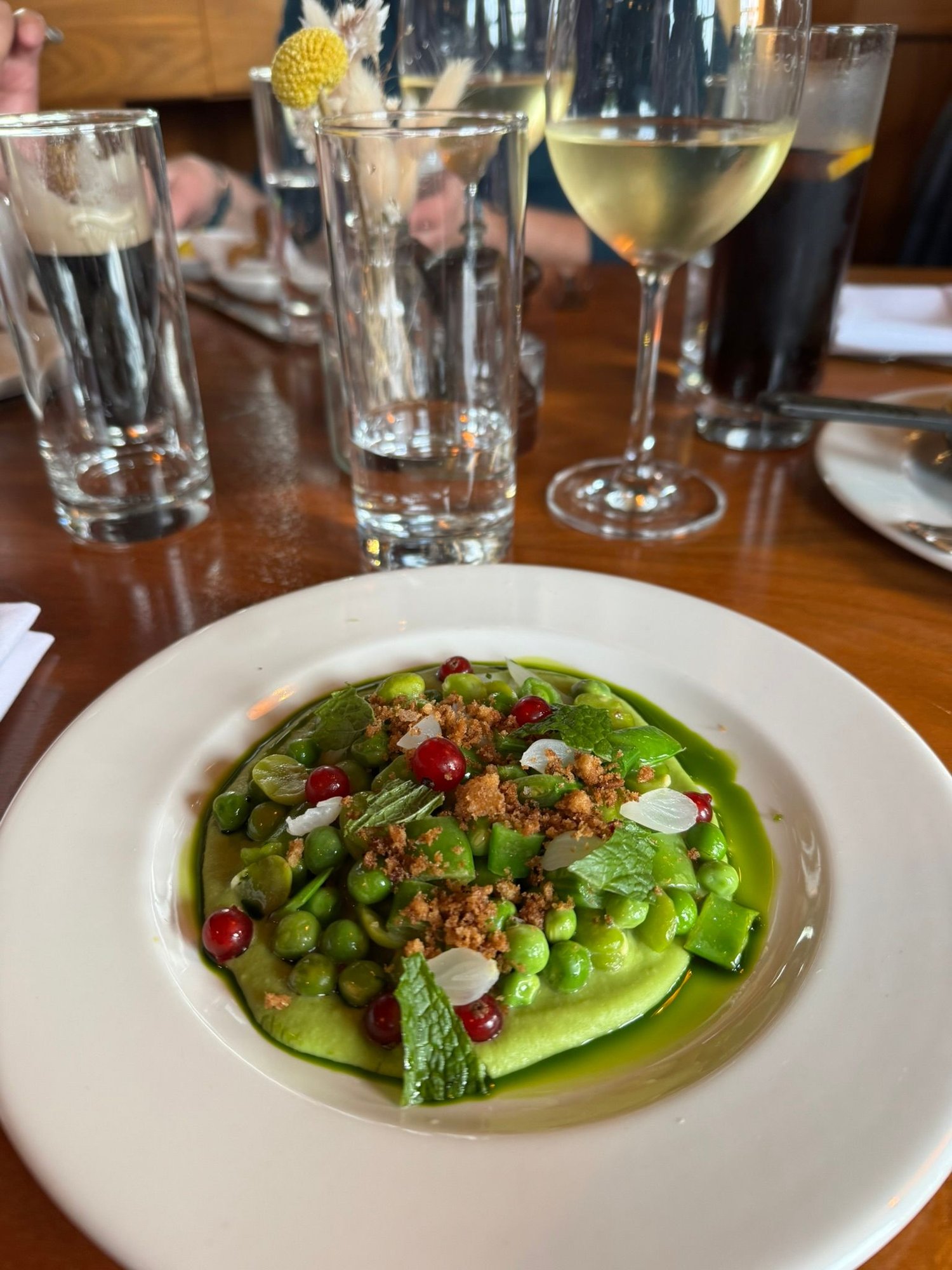 My delicious and beautiful Peas and Vinegar!