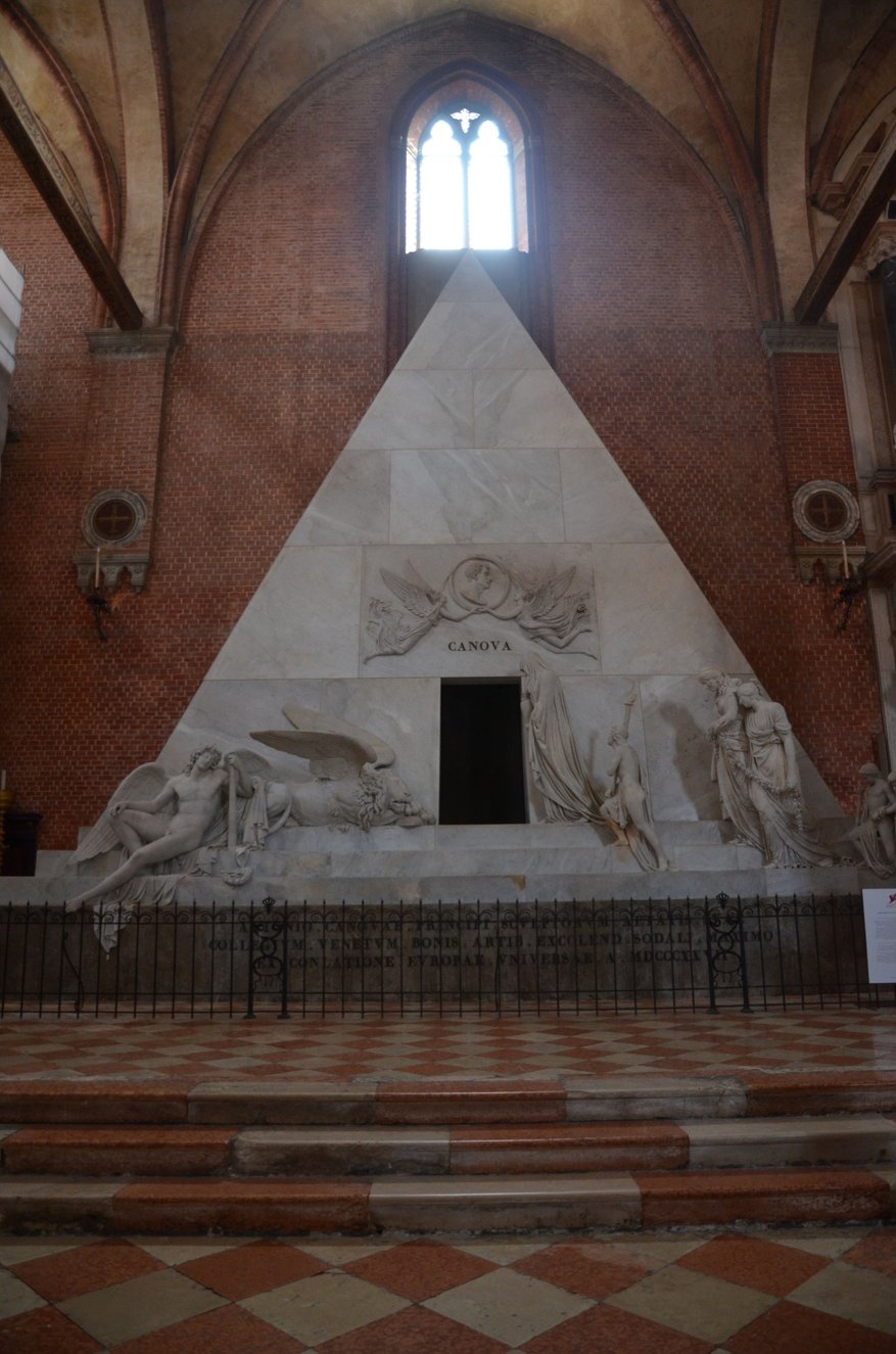 Frari church, Canova's grave