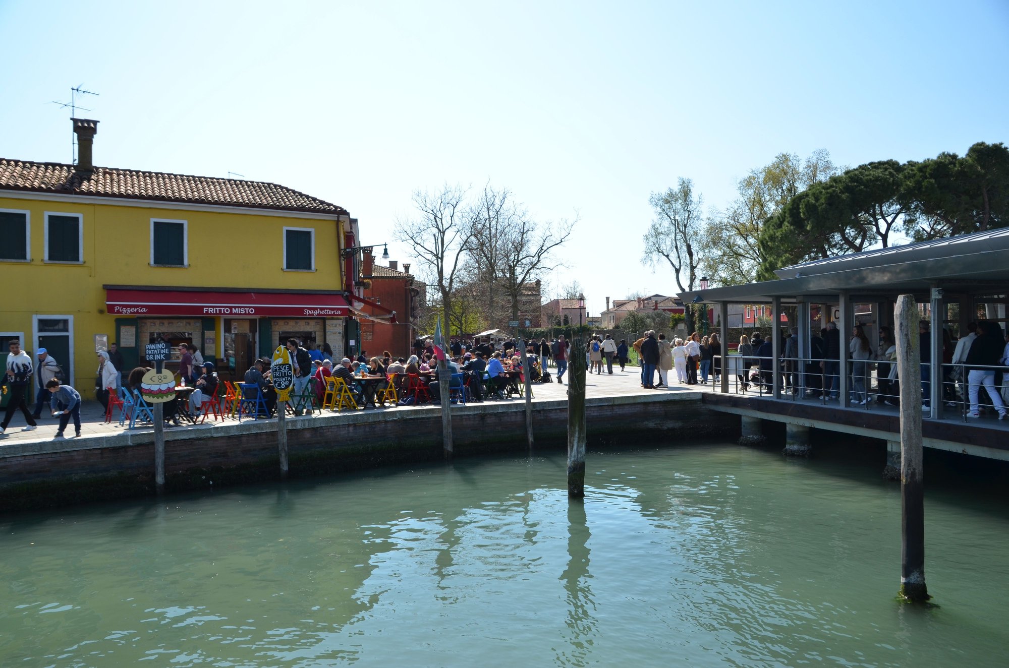 Arrival at Burano