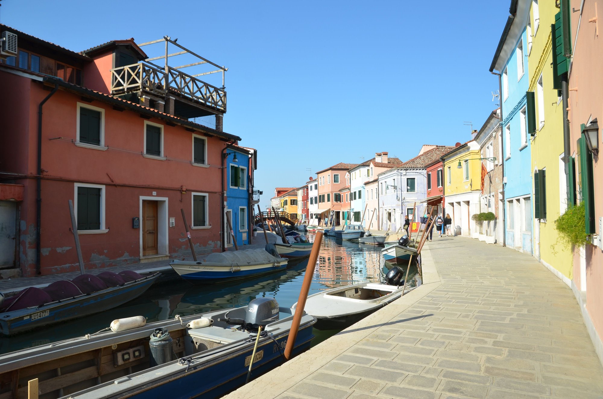 a few steps from the main street