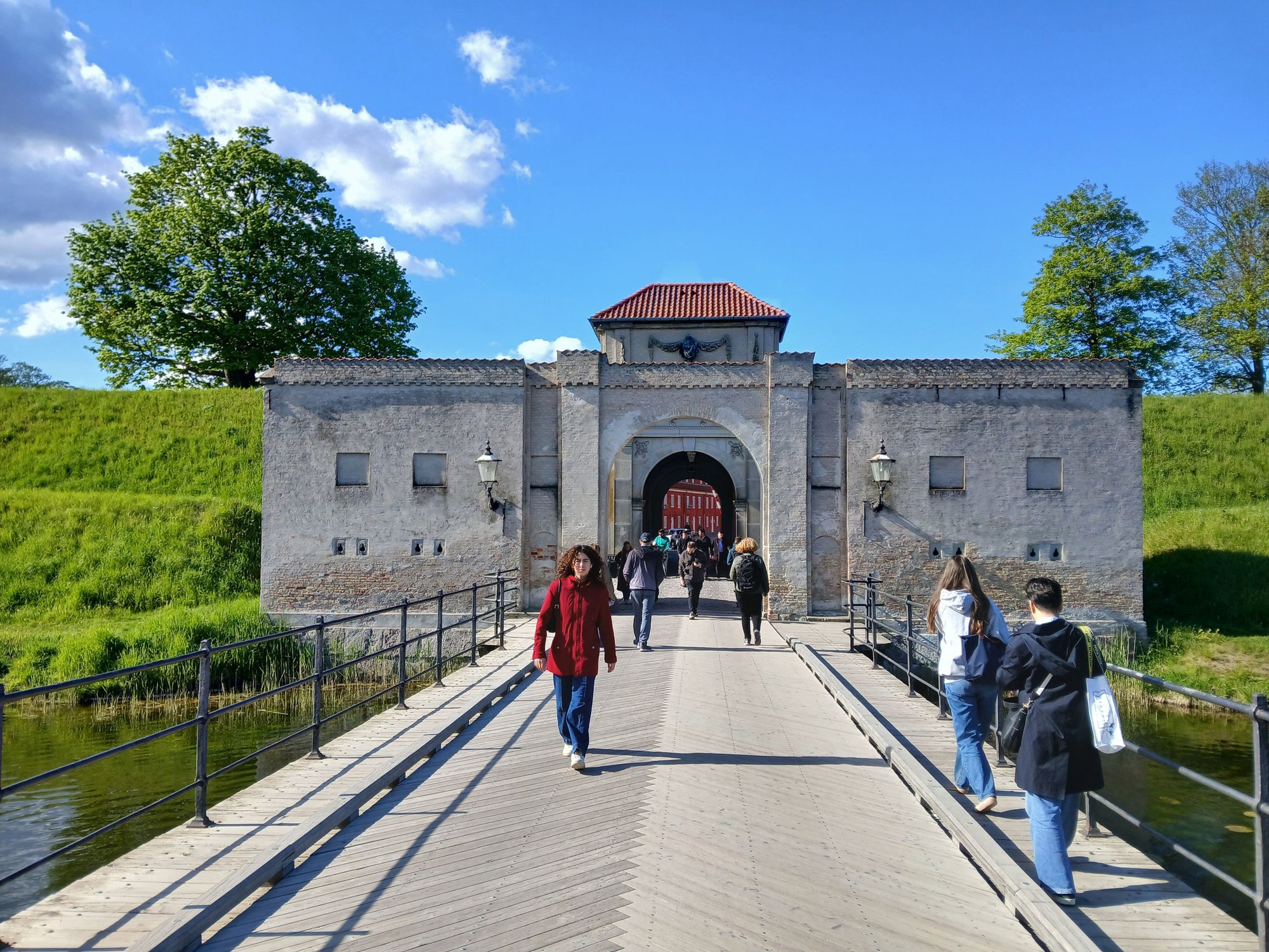 Exiting the Kastellet